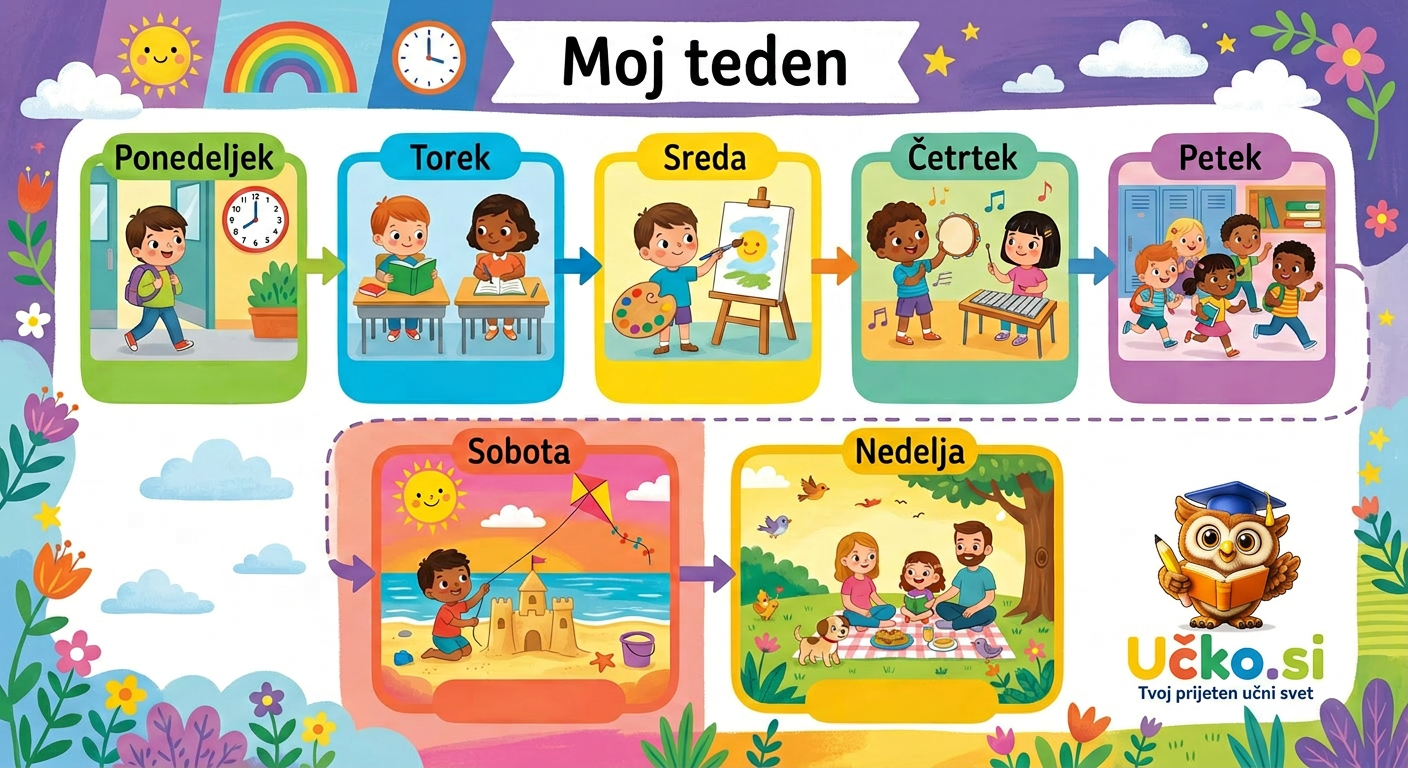 Ilustracija: Moj teden