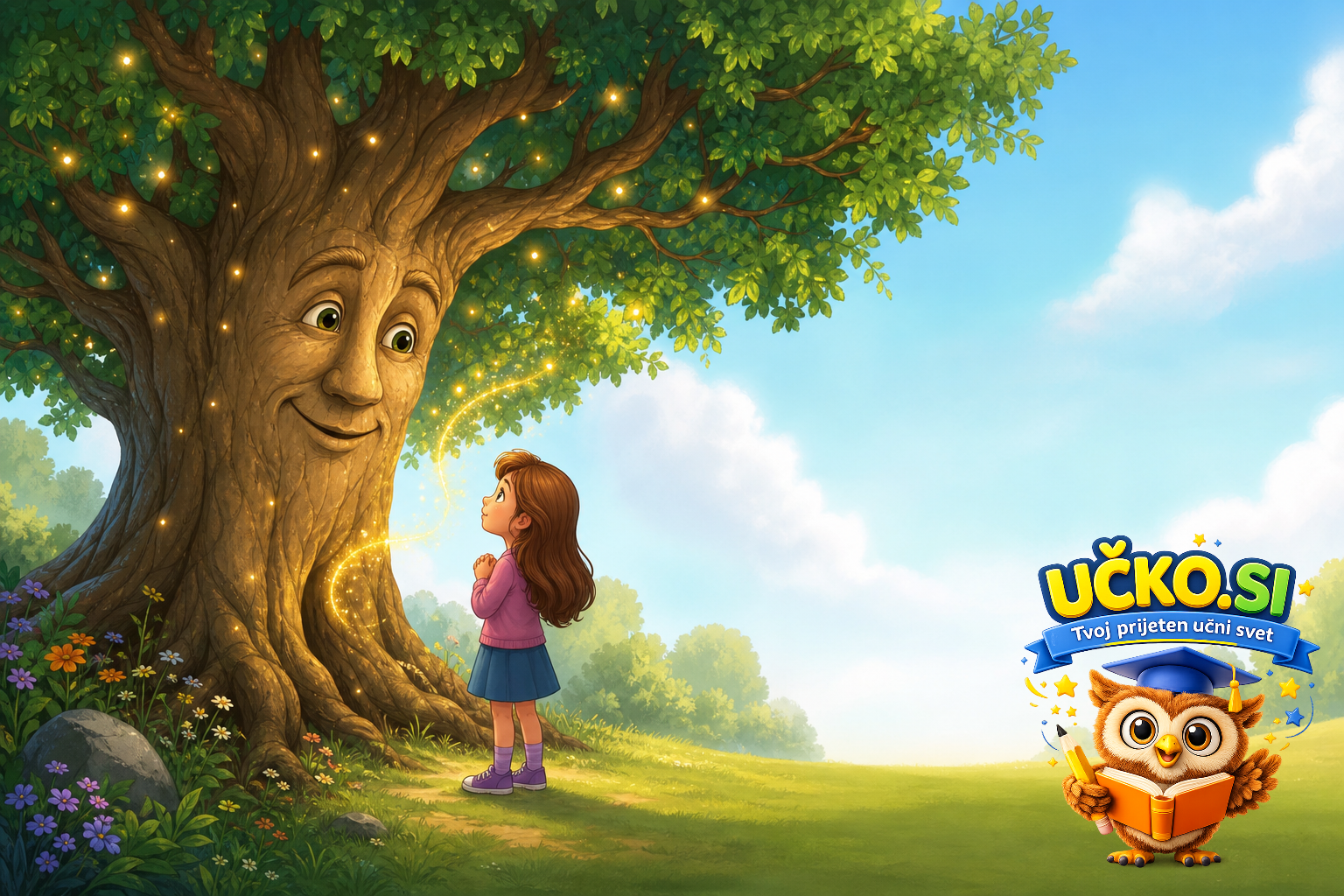 Ilustracija: A story about a magical tree