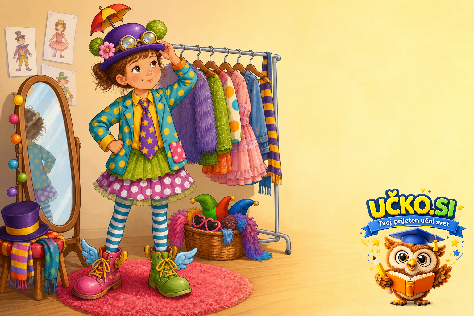 Ilustracija: A story about unusual clothes