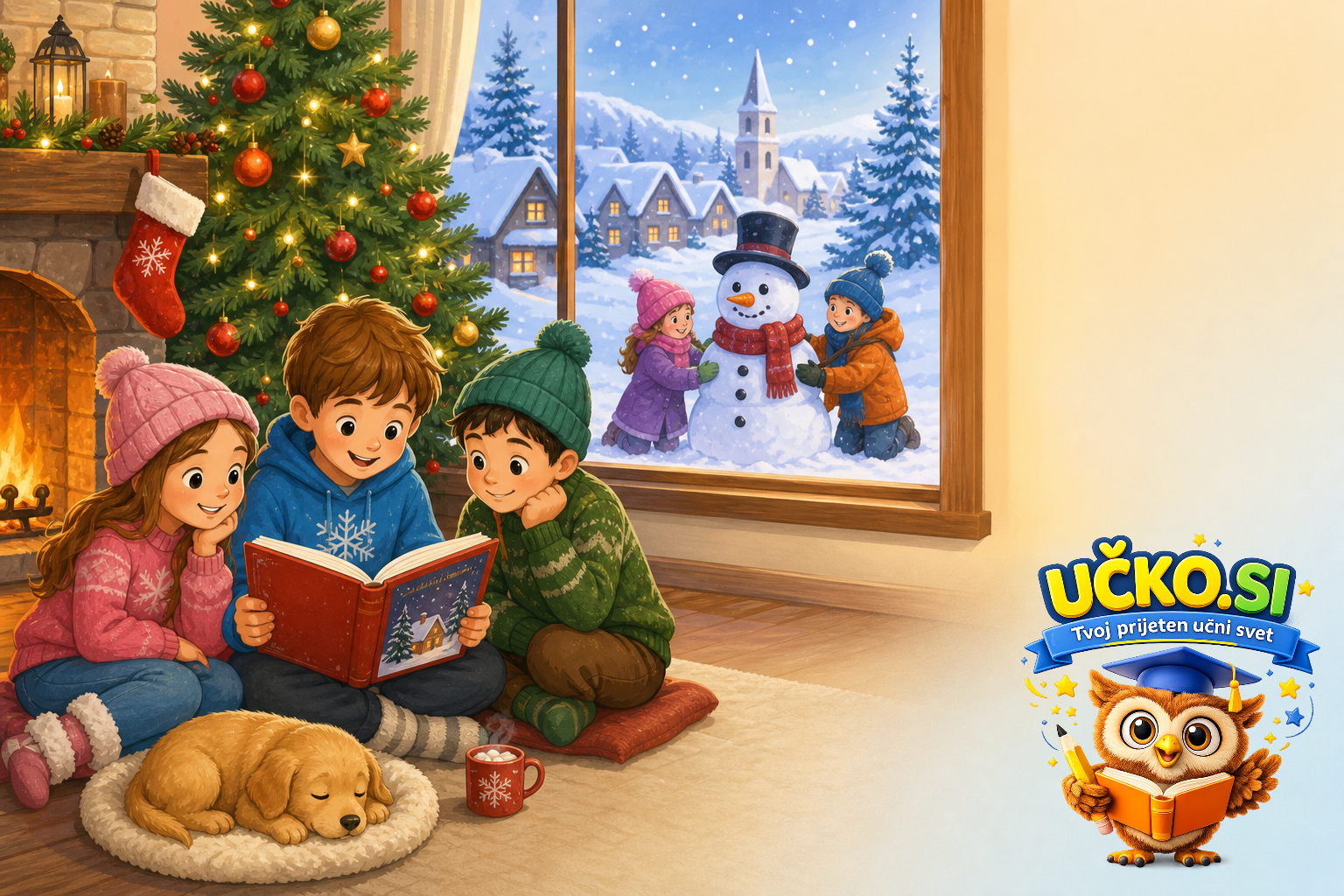 Ilustracija: A winter holiday story