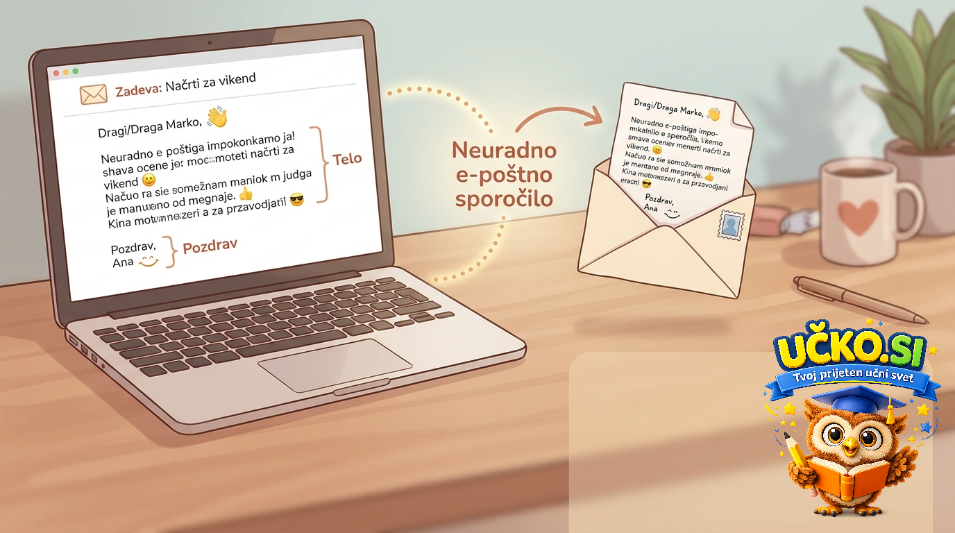 Ilustracija: An informal email