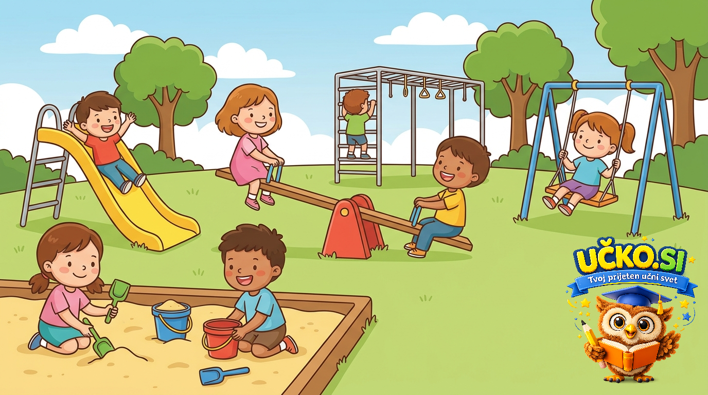 Ilustracija: At the Playground