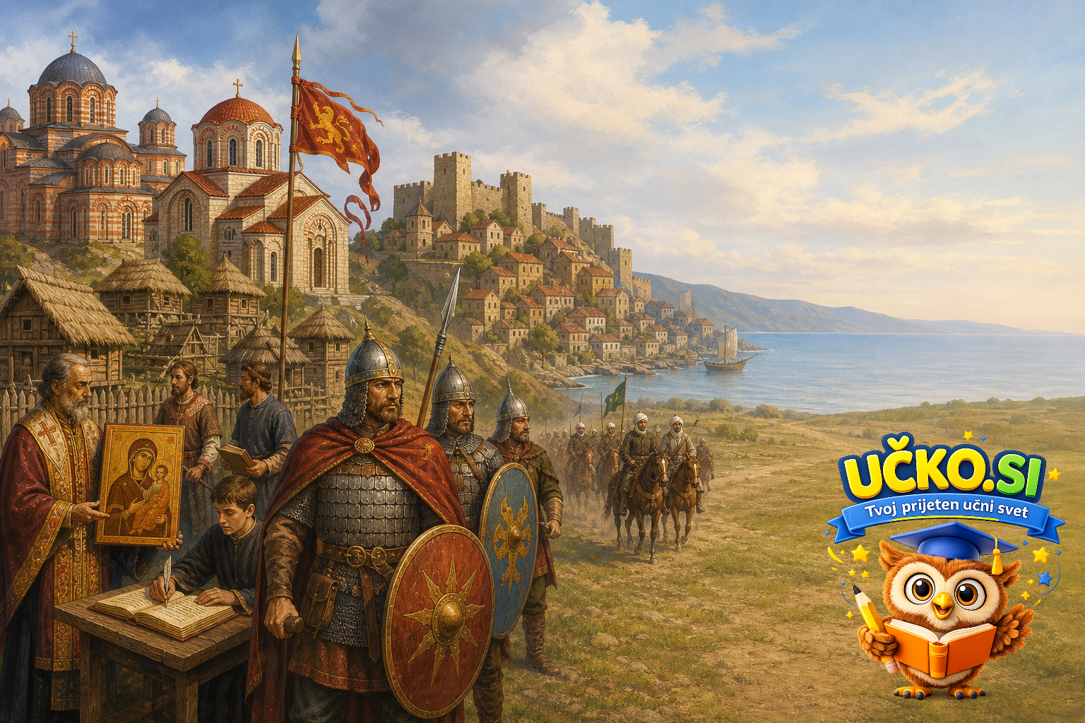 Ilustracija: Balkan v srednjem veku