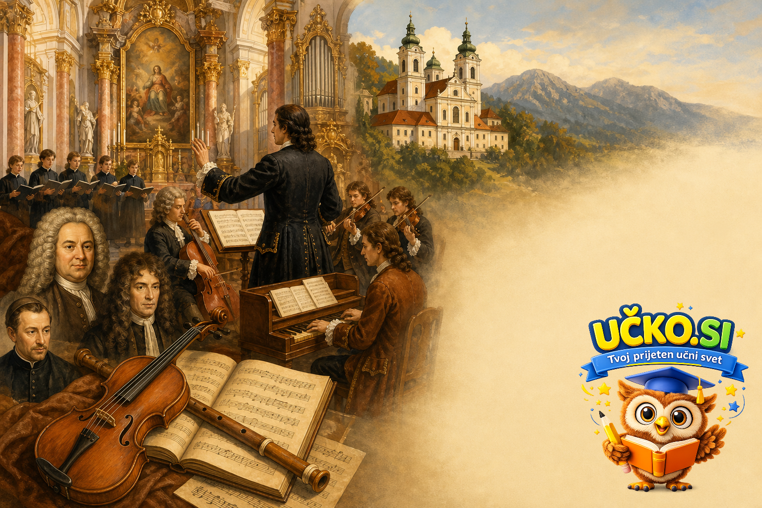 Ilustracija: Baročna glasba na Slovenskem