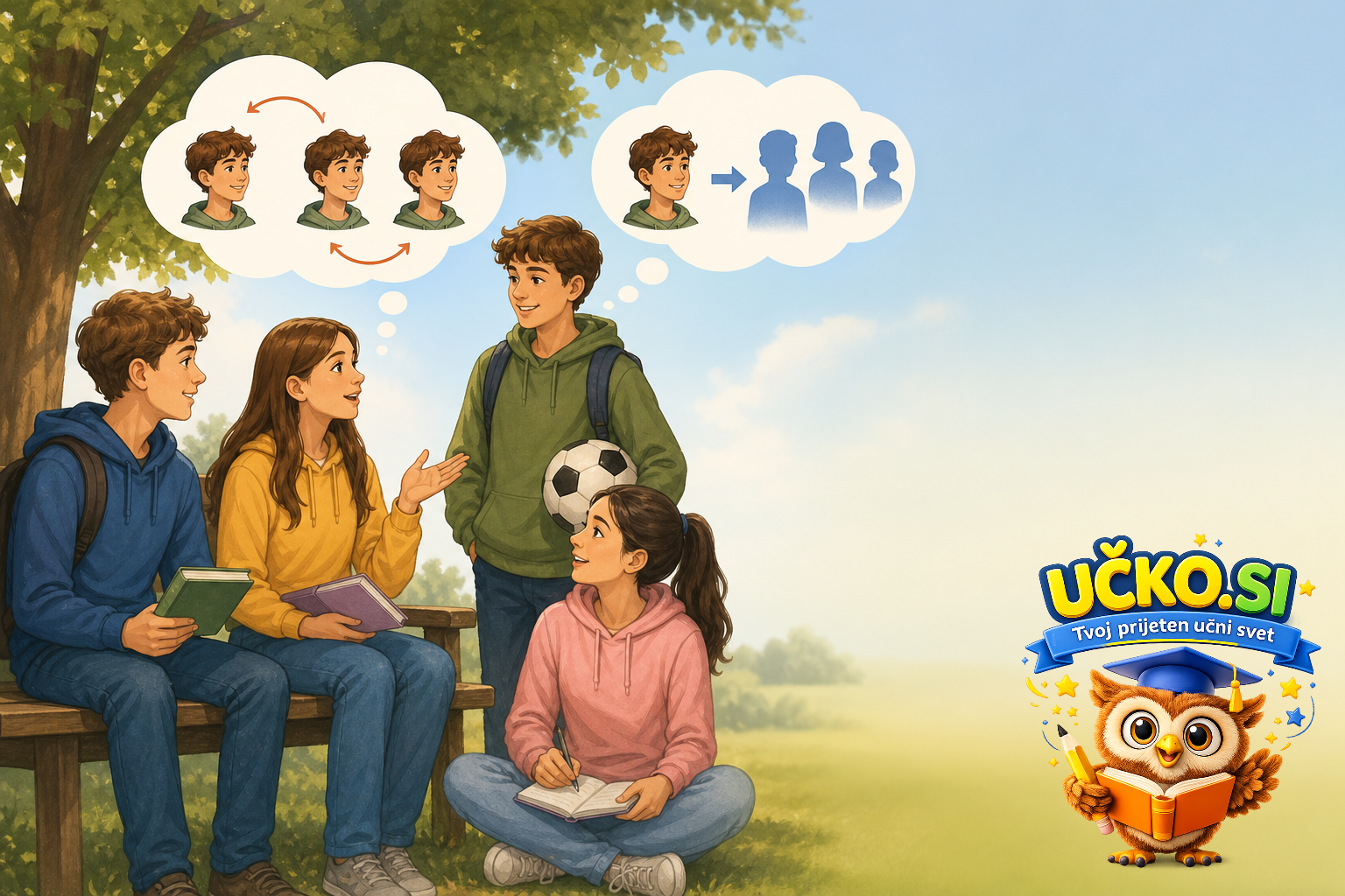 Ilustracija: Besede, ki nadomeščajo samostalnike