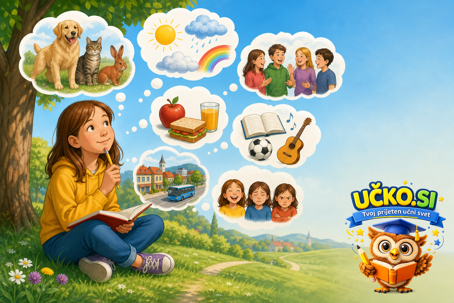 Ilustracija: Besede za svet okoli nas