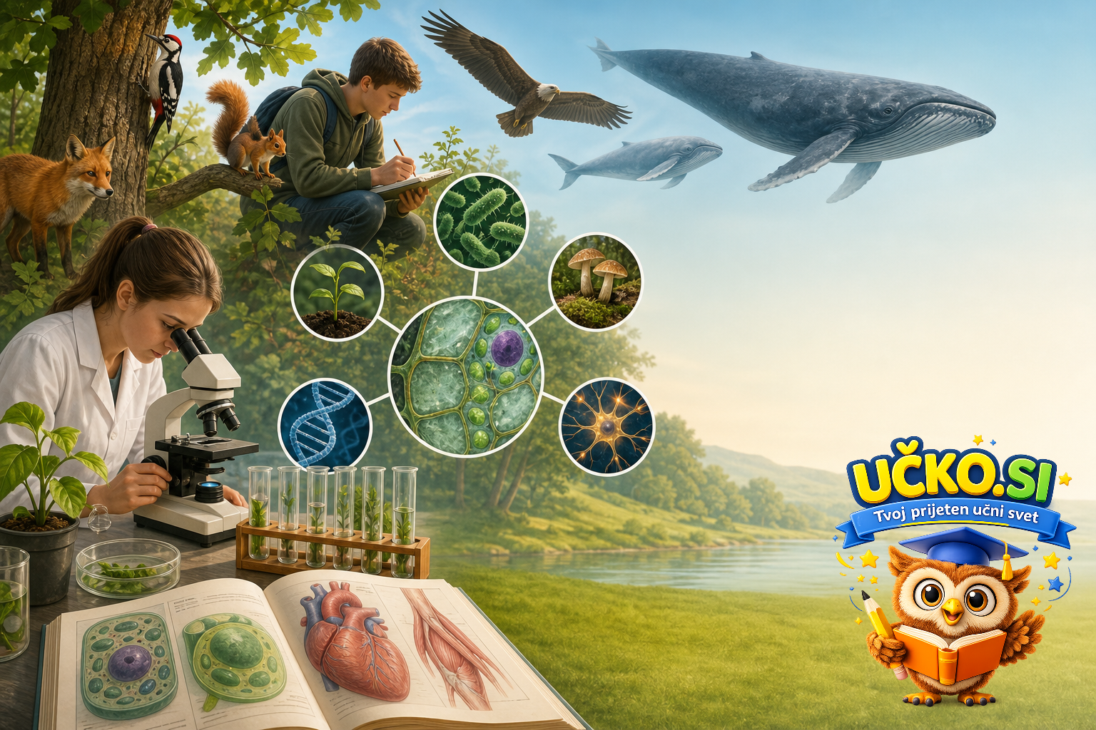 Ilustracija: Biologija kot naravoslovna znanost