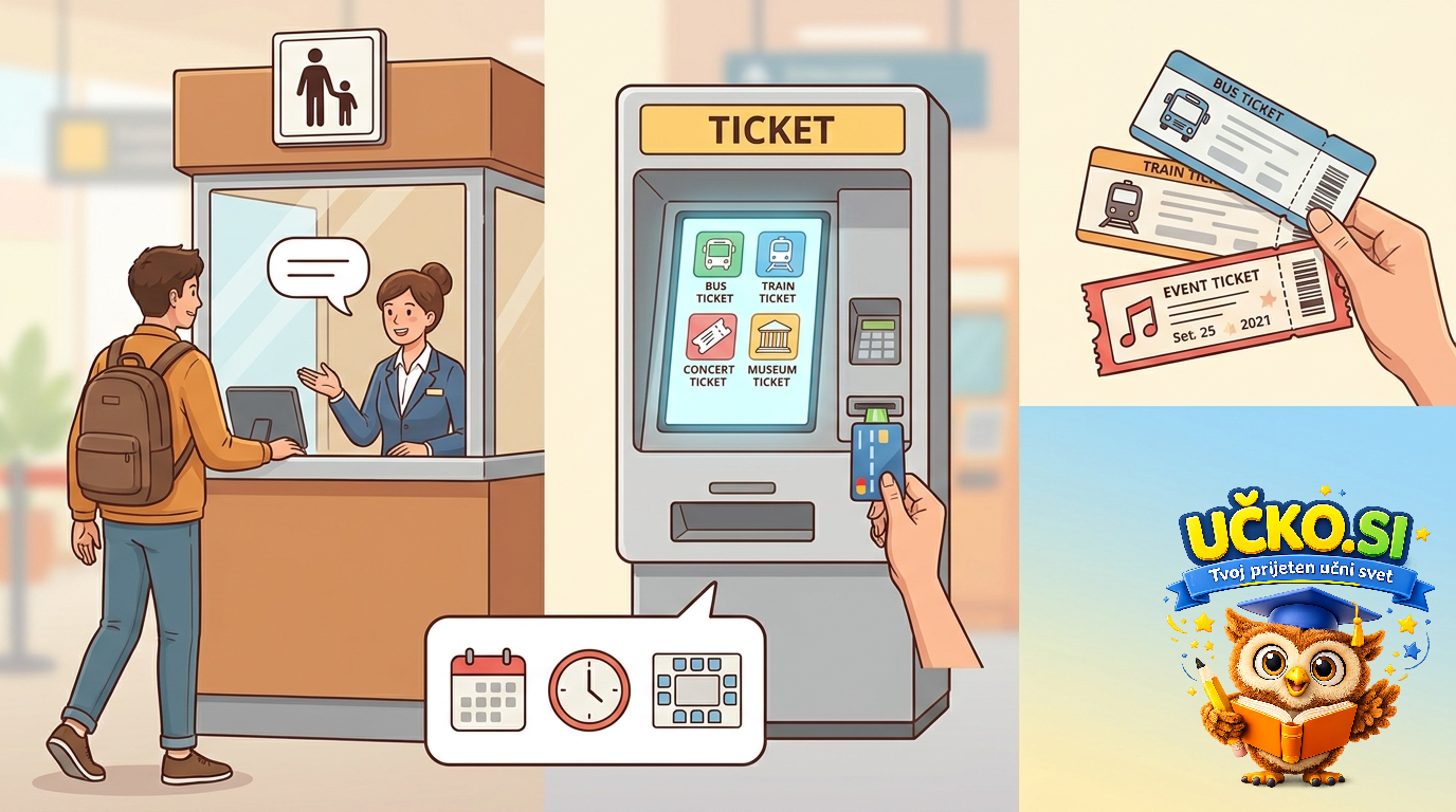 Ilustracija: Buying tickets