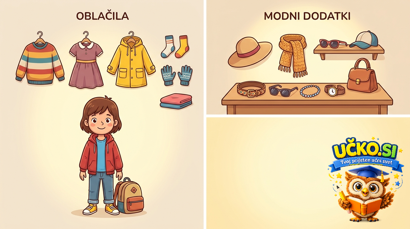 Ilustracija: clothing and fashion accessories