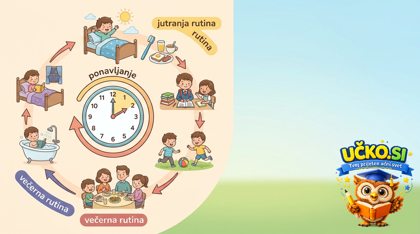 Ilustracija: daily routines and habits
