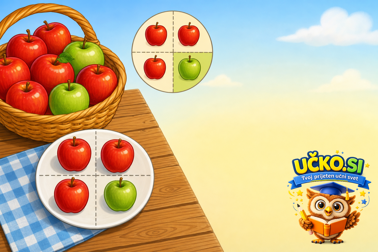 Ilustracija: Deli množic