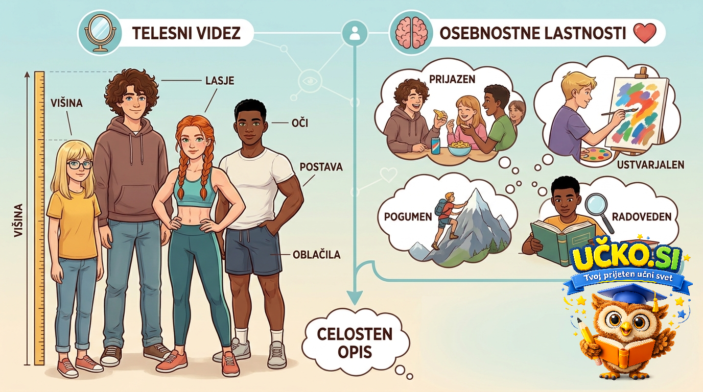Ilustracija: Describing people