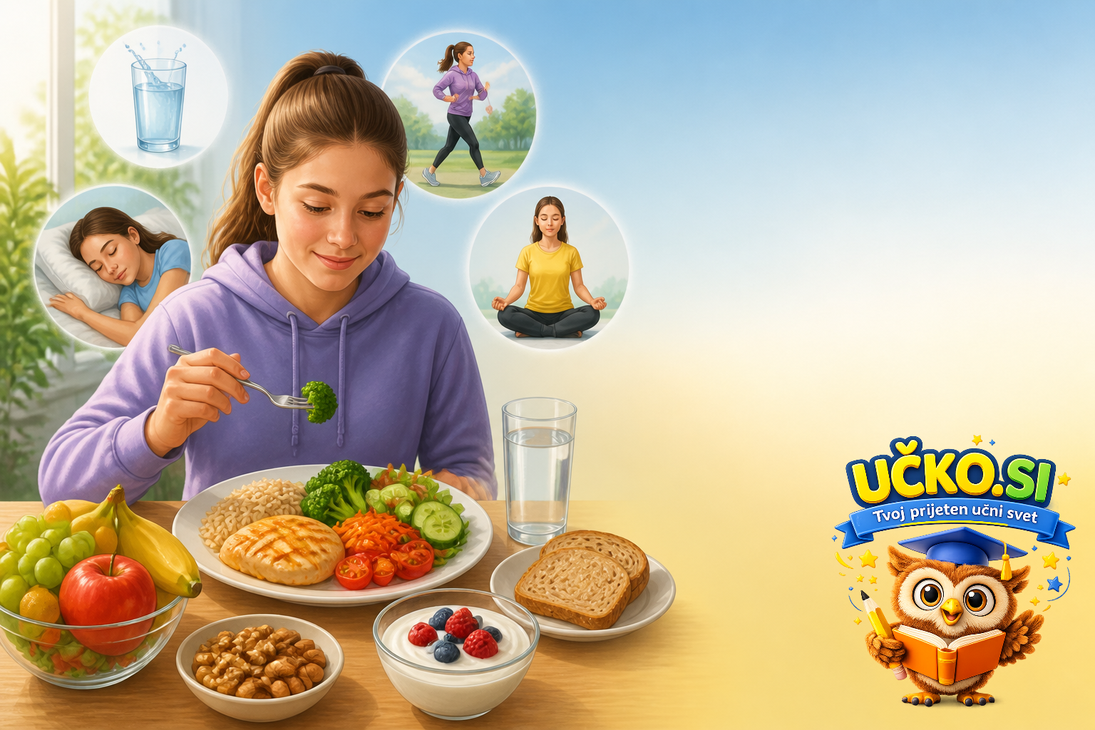 Ilustracija: Do I eat healthily?