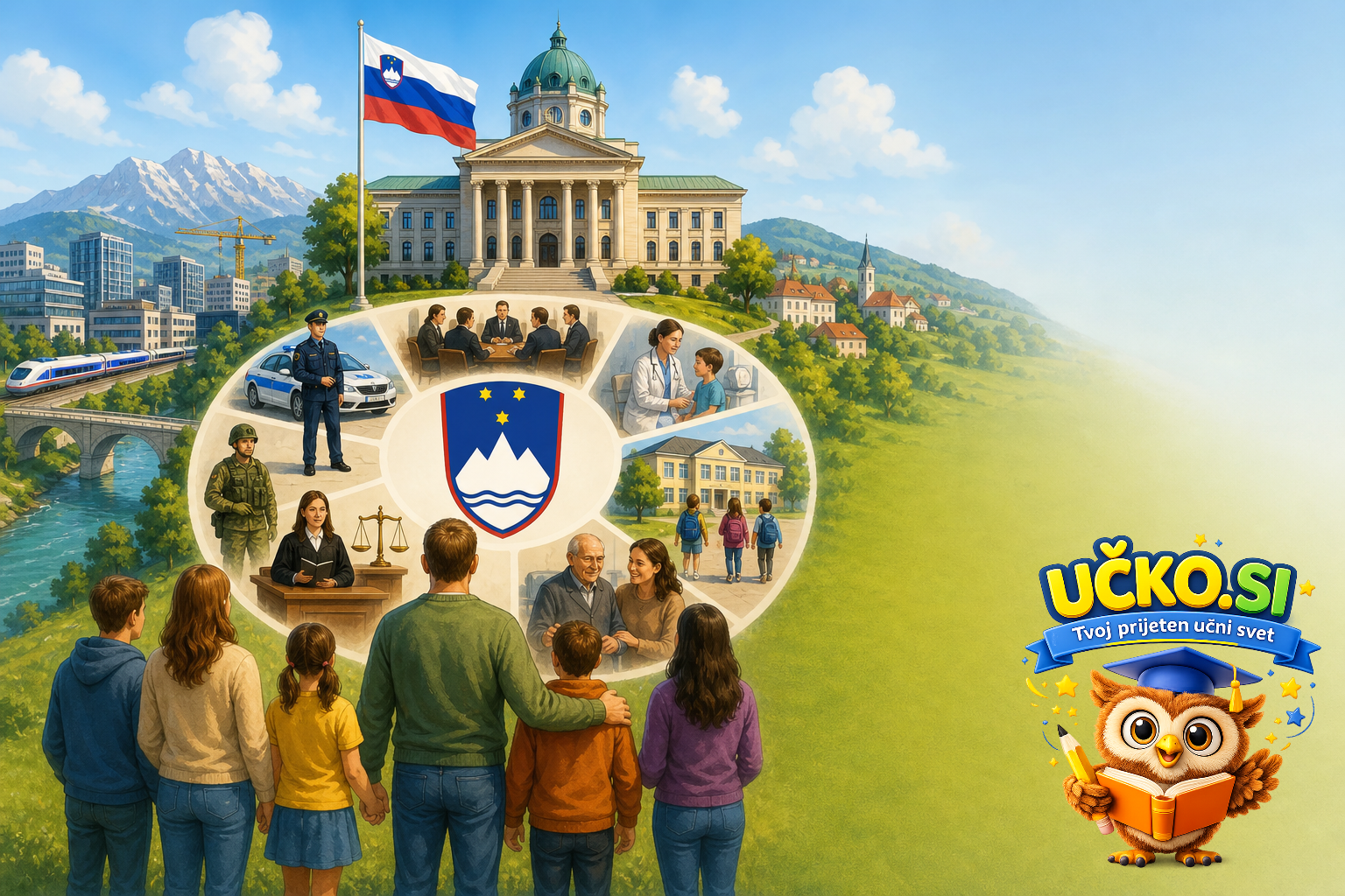 Ilustracija: Država in njena vloga