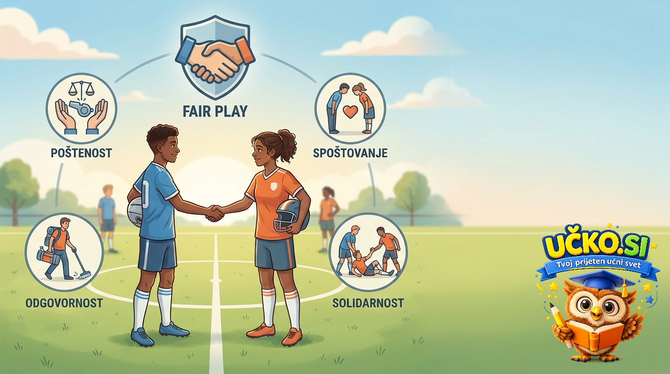 Ilustracija: Fair play in športno obnašanje