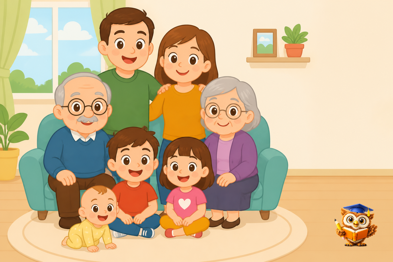 Ilustracija: Family members