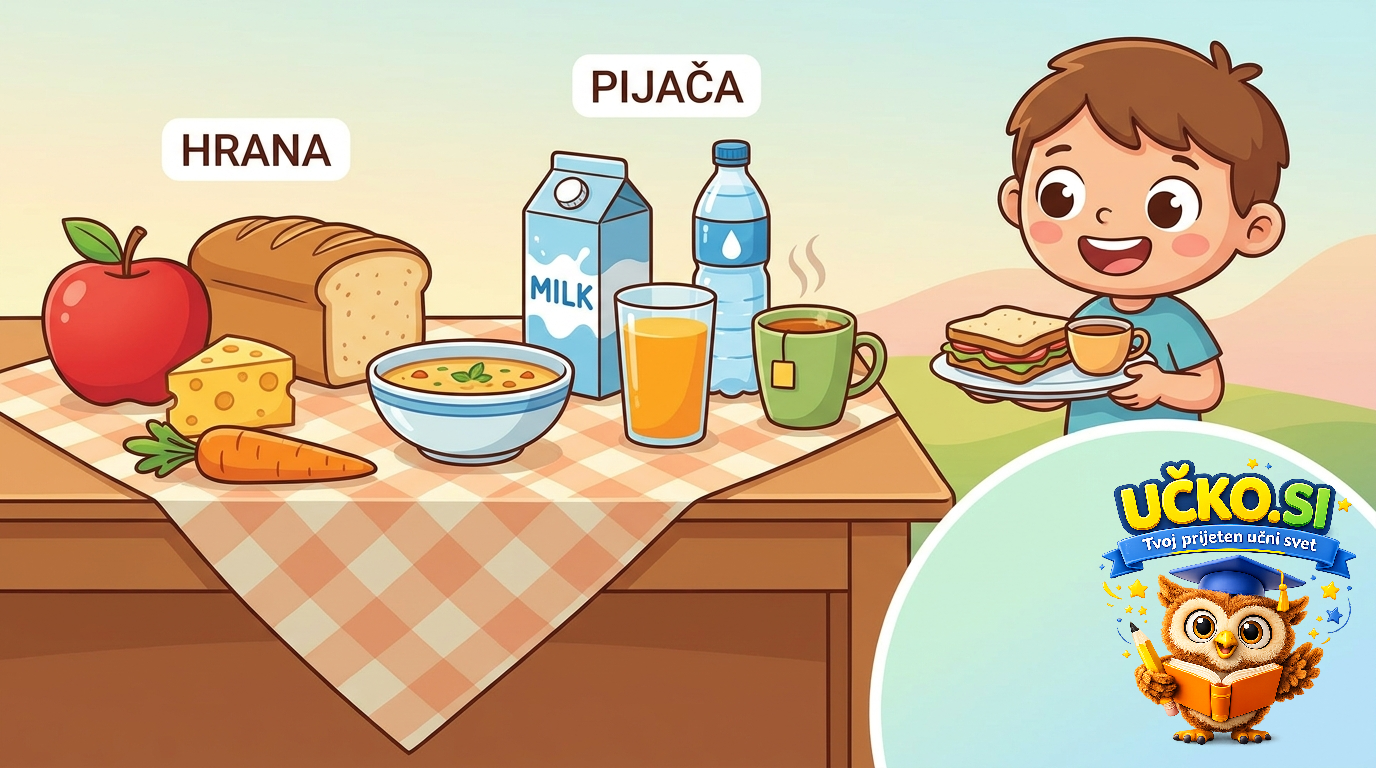 Ilustracija: Food and drinks