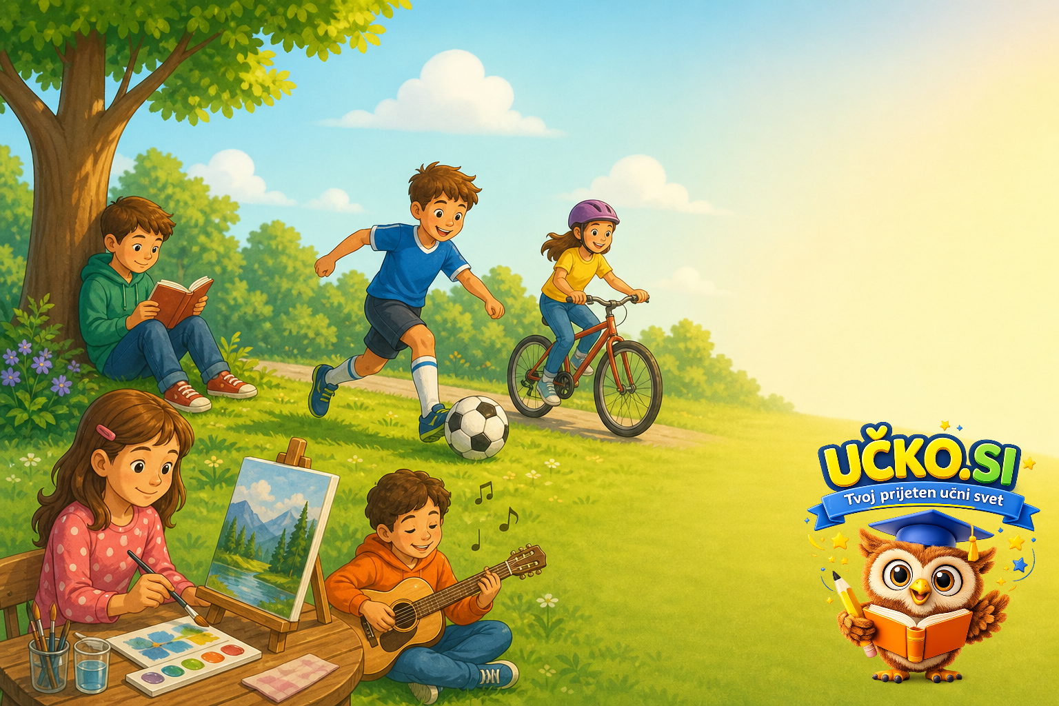 Ilustracija: Free time and hobbies