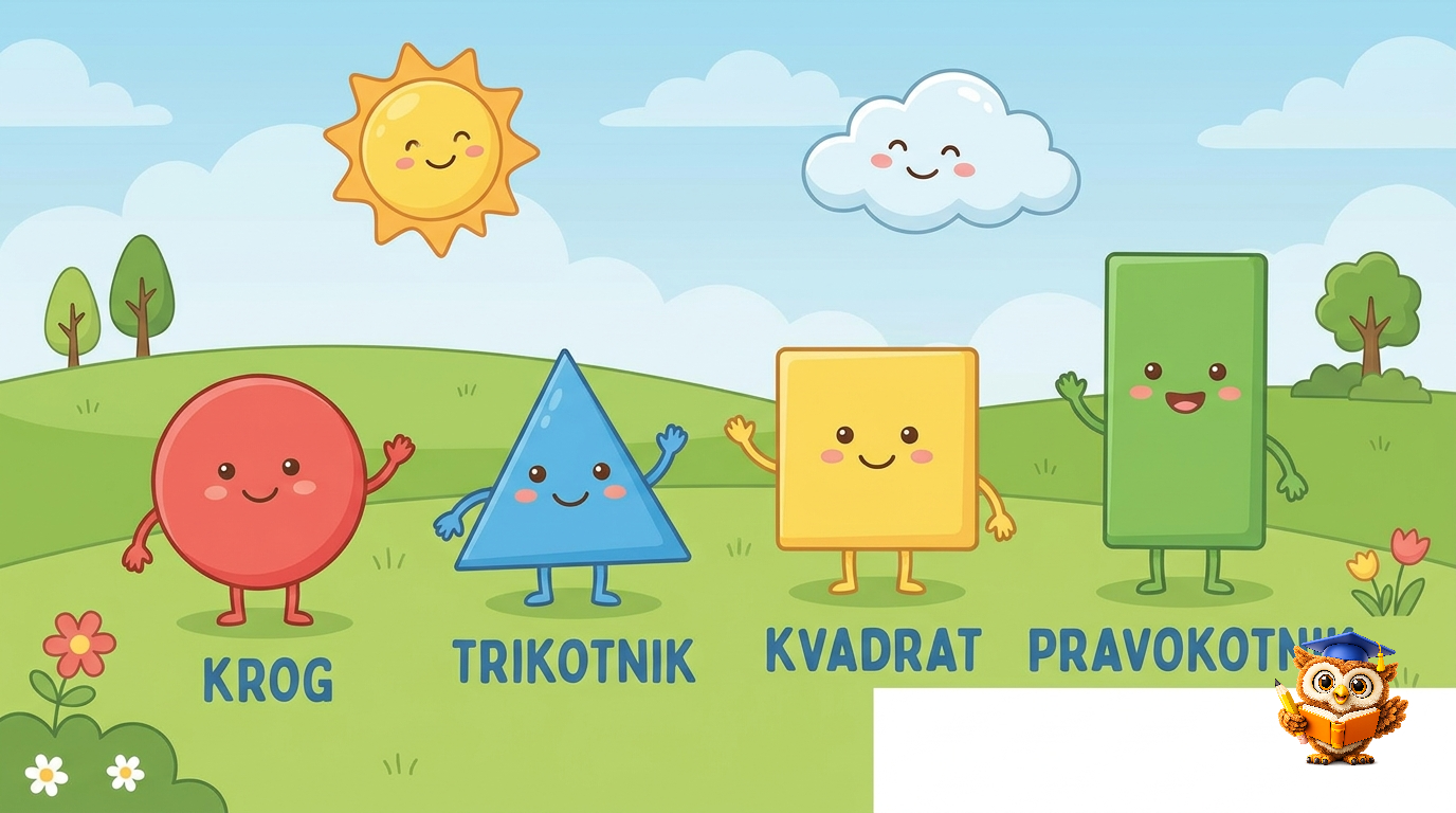 Ilustracija: Geometrijske oblike