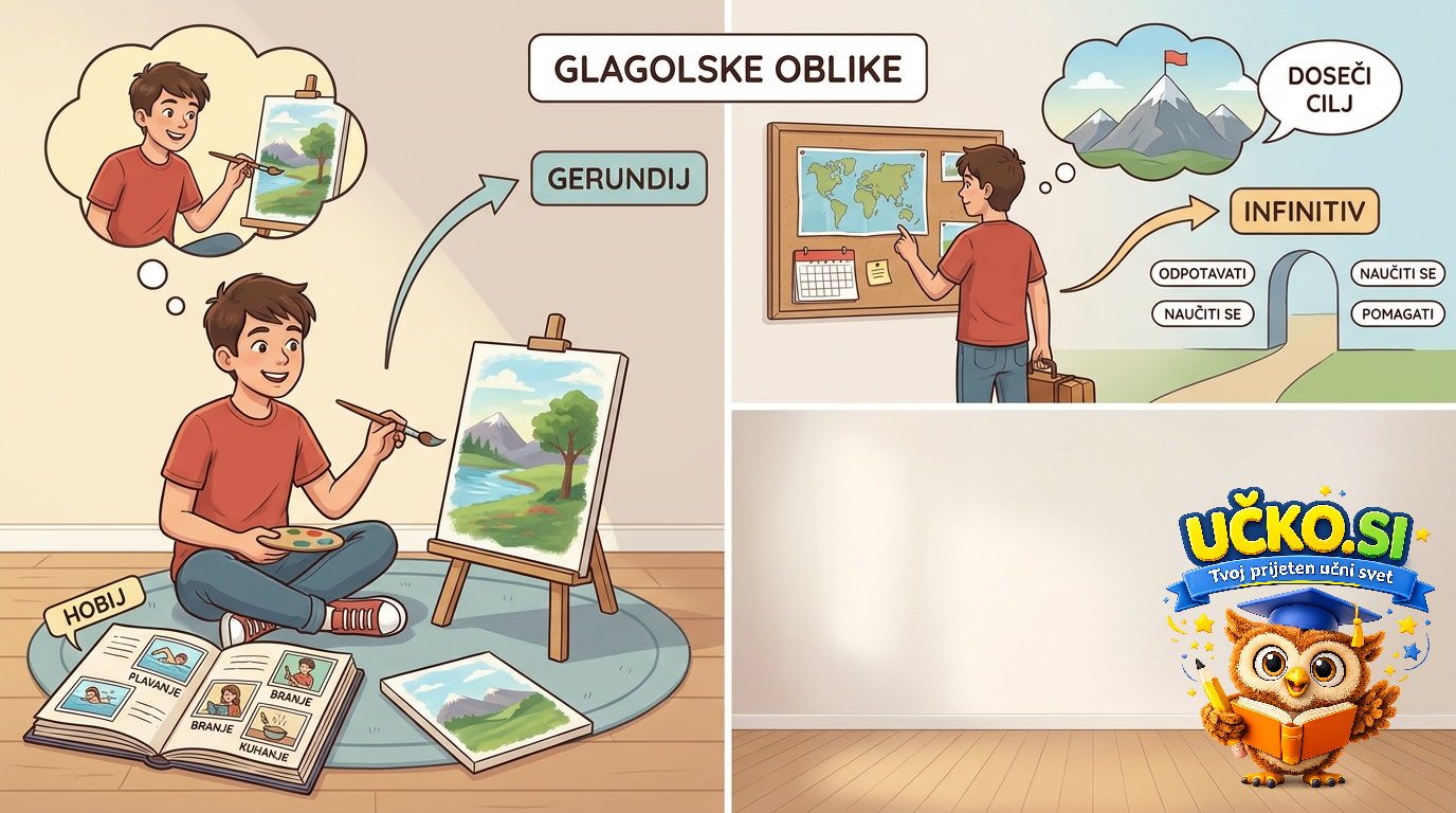 Ilustracija: Gerunds and infinitives