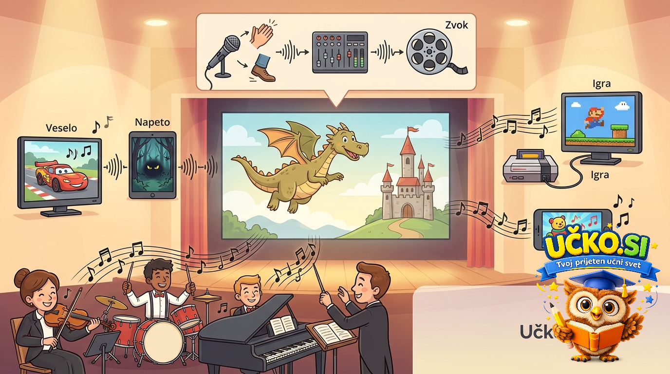 Ilustracija: Glasba v filmu in medijih