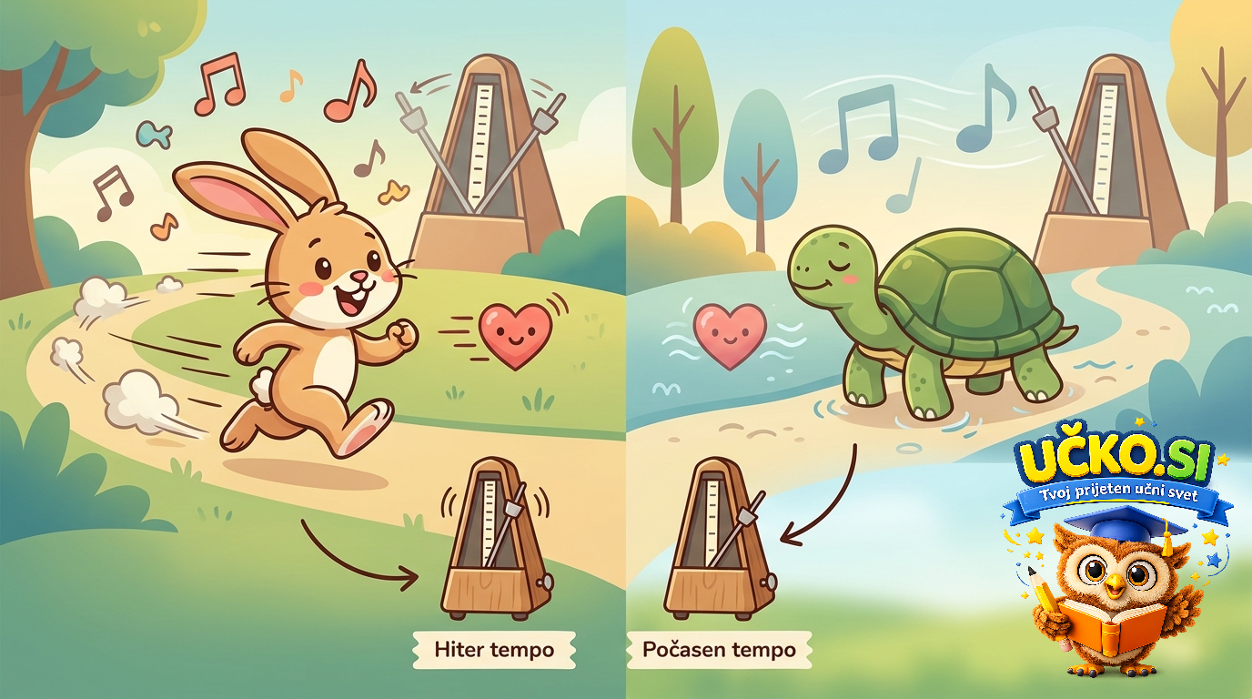 Ilustracija: Hiter in počasen tempo