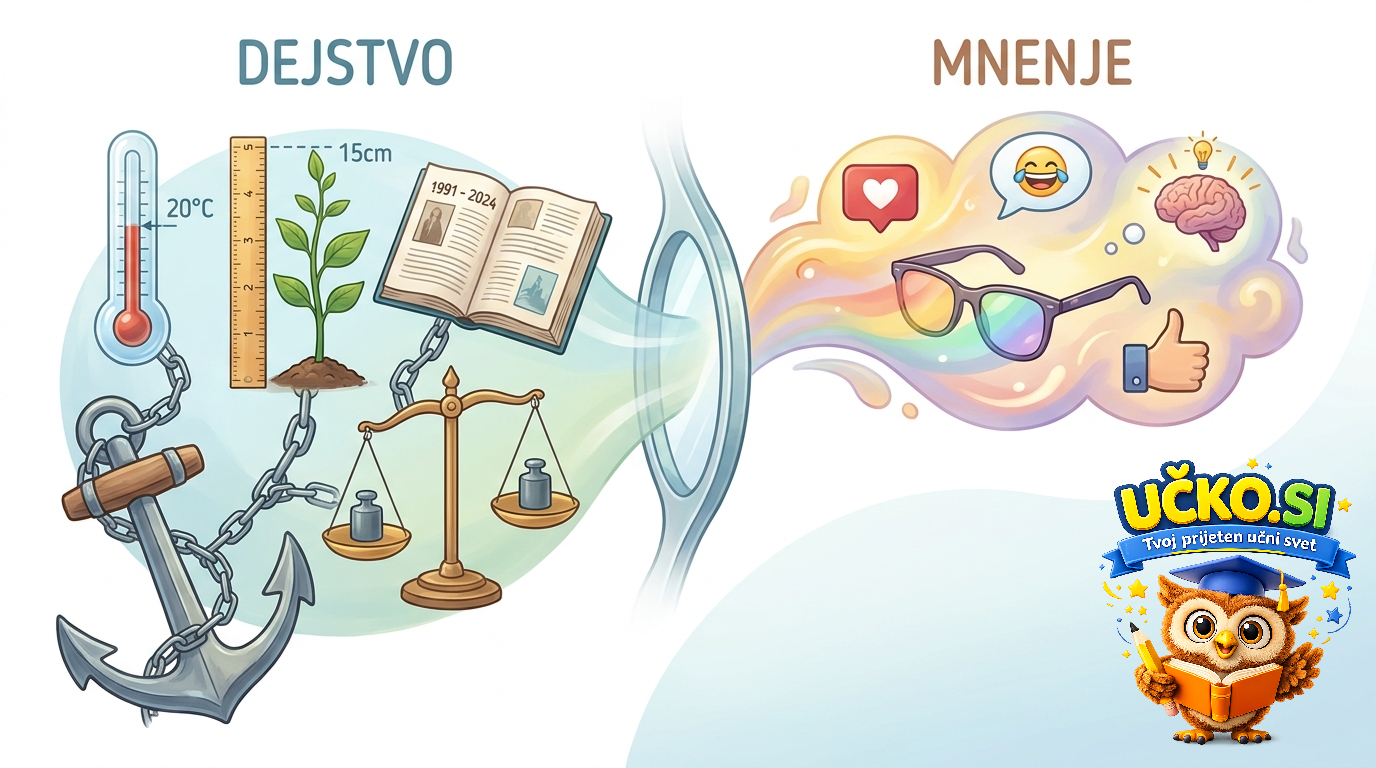 Ilustracija: Identifying facts and opinions