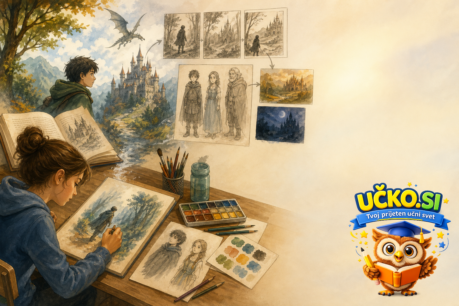 Ilustracija: Ilustracija zgodbe