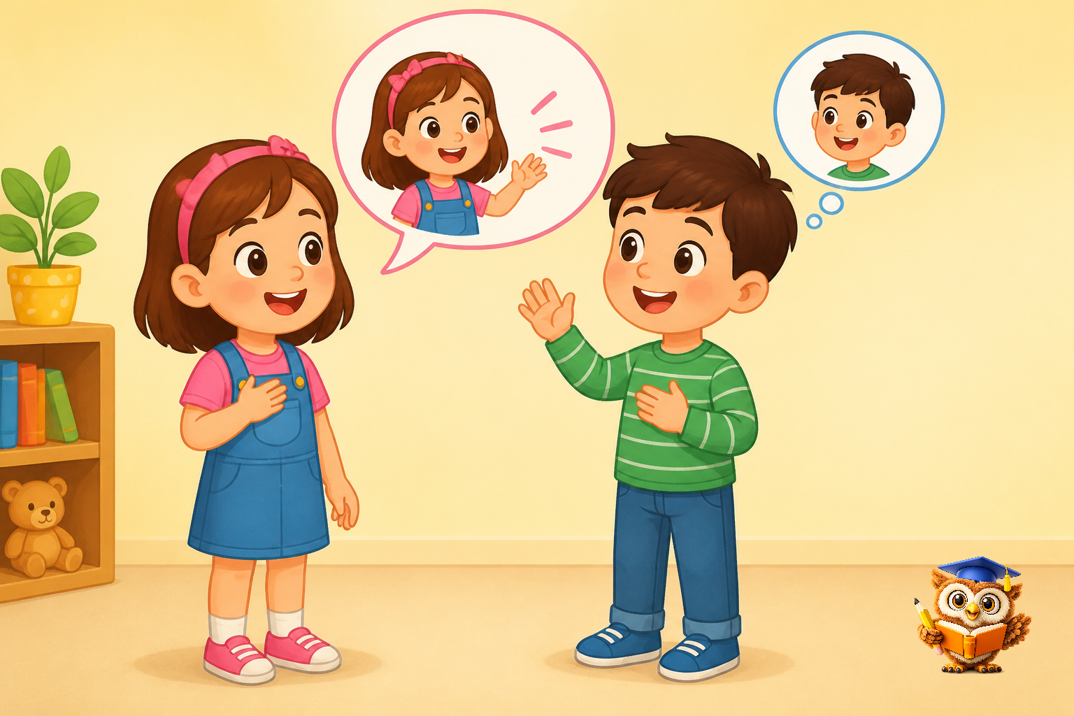 Ilustracija: Introducing yourself