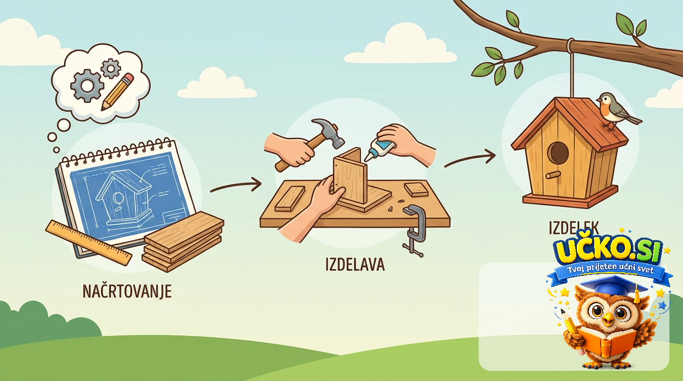 Ilustracija: Izdelava enostavnega izdelka