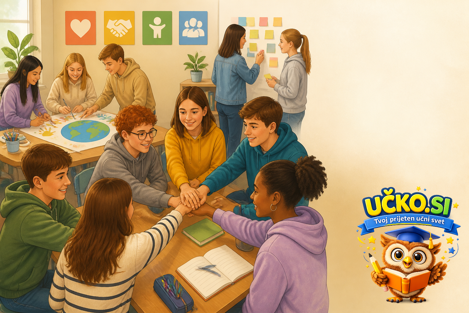 Ilustracija: Kaj nas povezuje v oddelčni skupnosti
