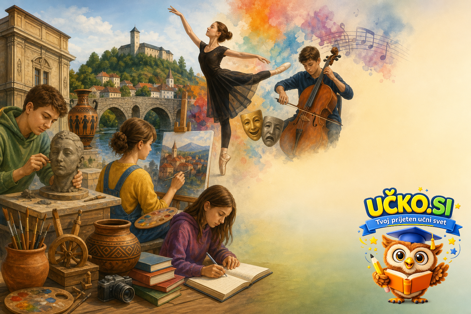 Ilustracija: Kulturno ustvarjanje in umetnost