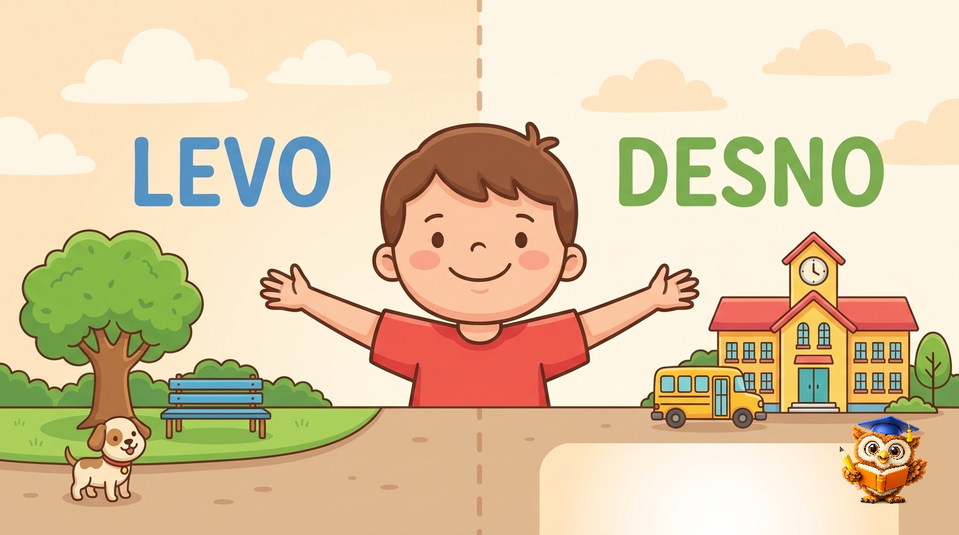 Ilustracija: Levo in desno po mestu