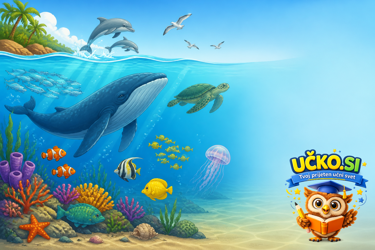 Ilustracija: Life in the Ocean