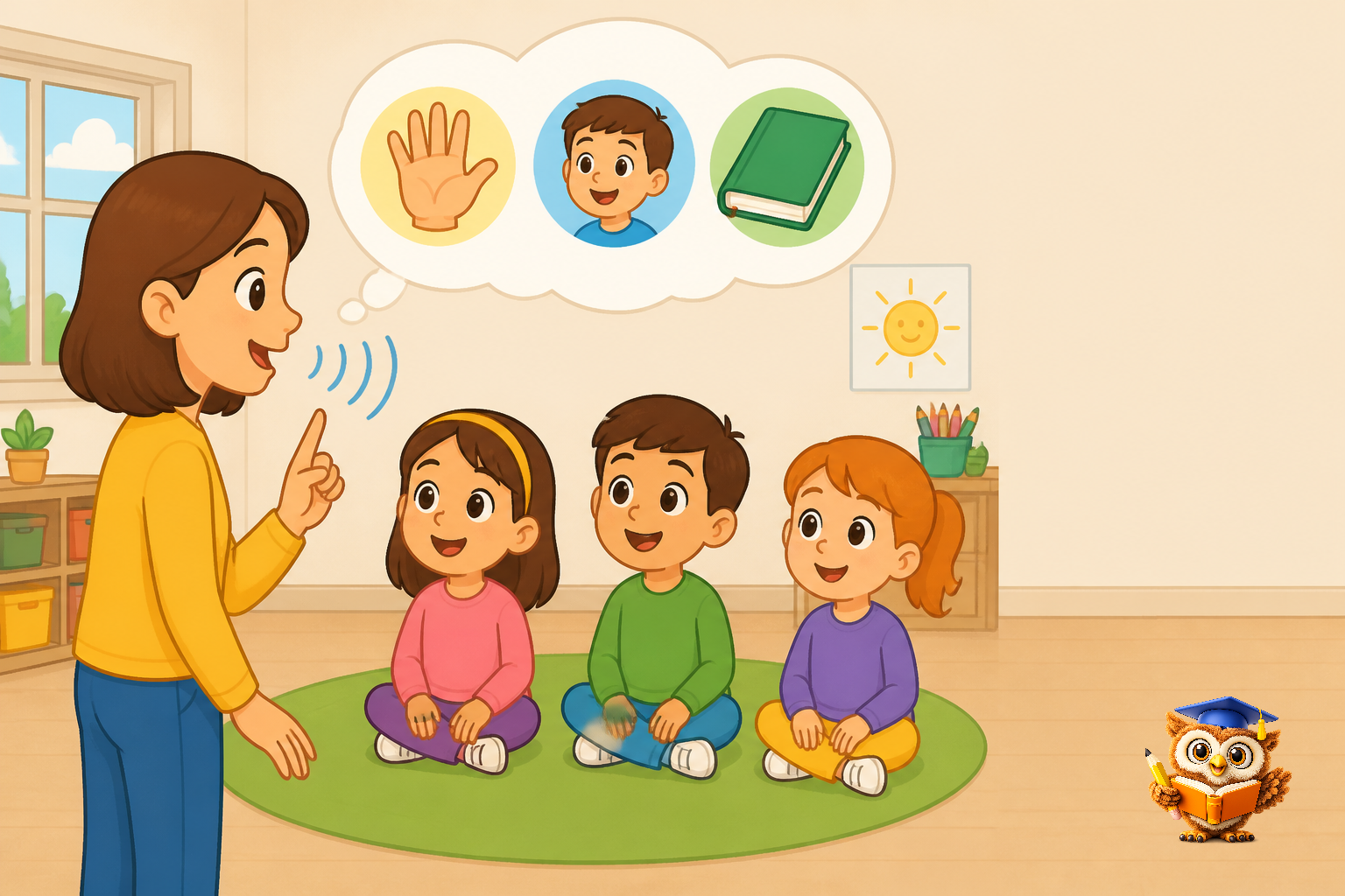 Ilustracija: Listening to short instructions