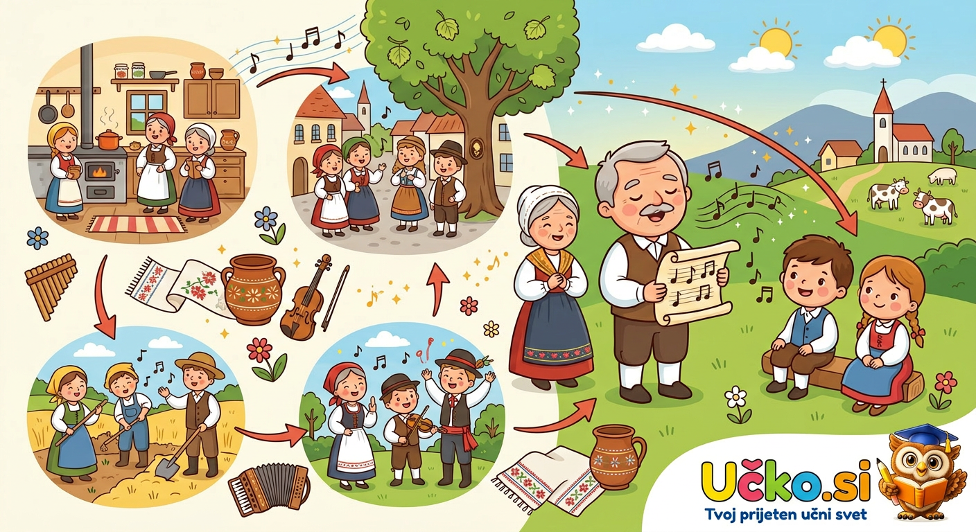 Ilustracija: Ljudske pesmi