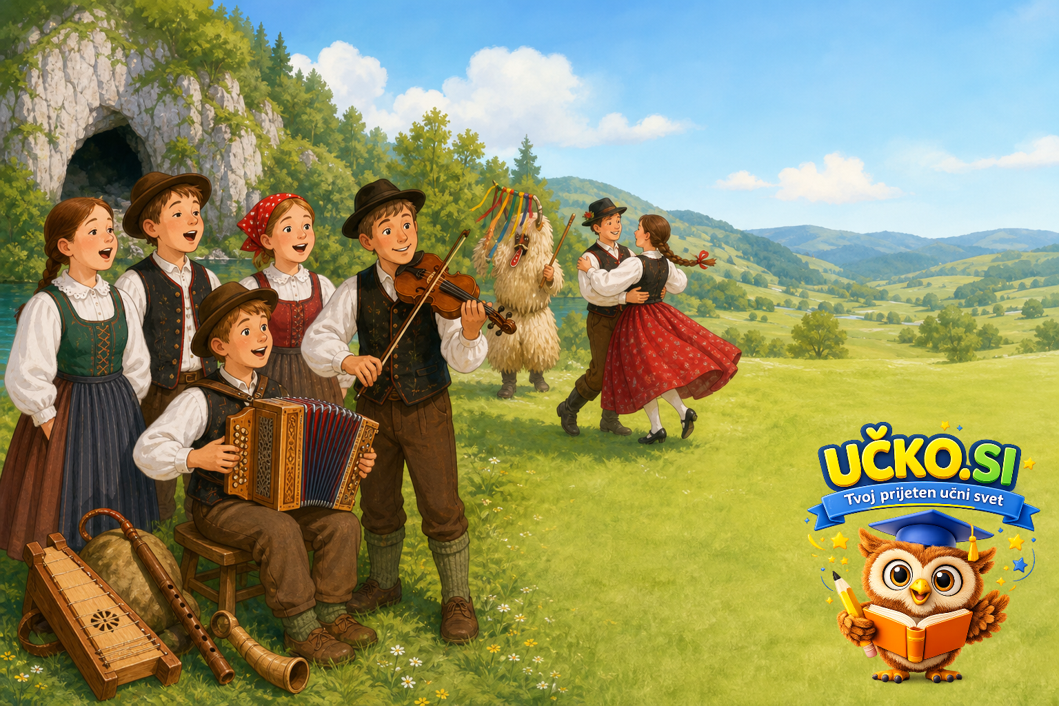 Ilustracija: Ljudsko izročilo Notranjske
