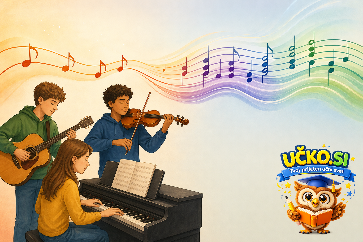 Ilustracija: Melodija in harmonija