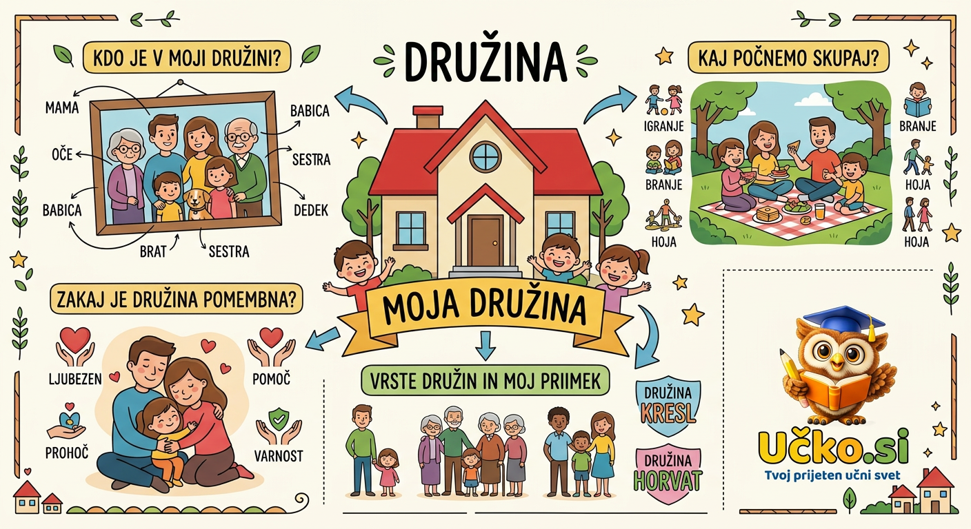 Ilustracija: Moja družina