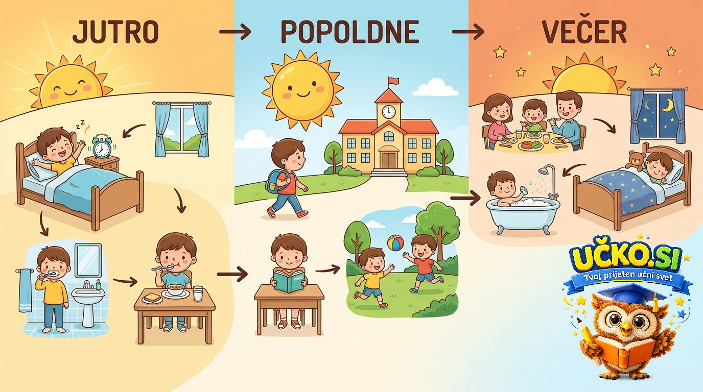 Ilustracija: My Daily Routine