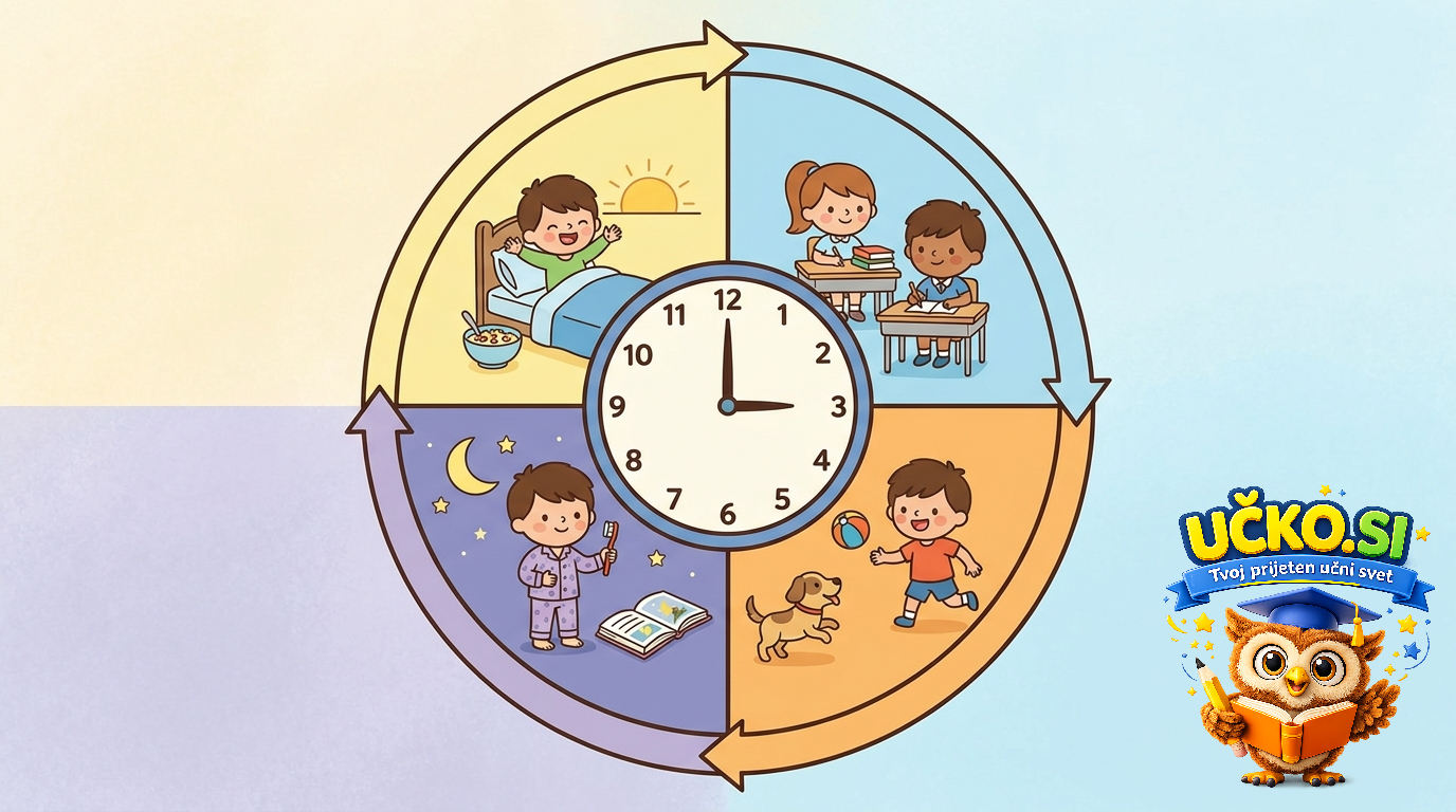 Ilustracija: My daily routine