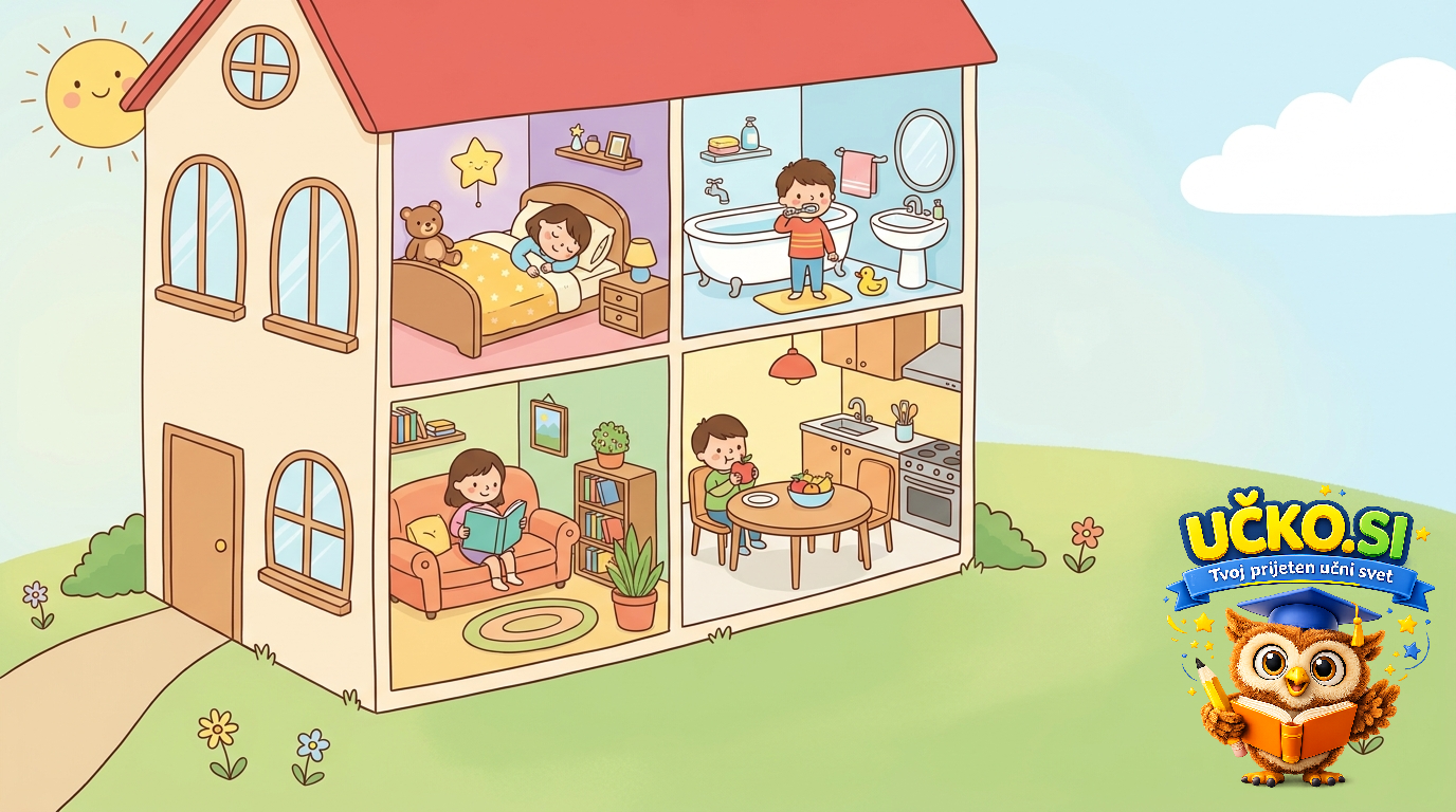 Ilustracija: My house and rooms