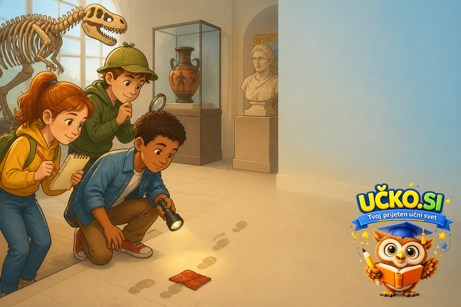 Ilustracija: Mystery at the Museum