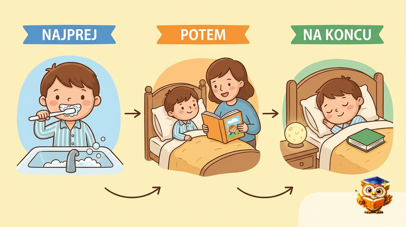 Ilustracija: Najprej, potem in na koncu