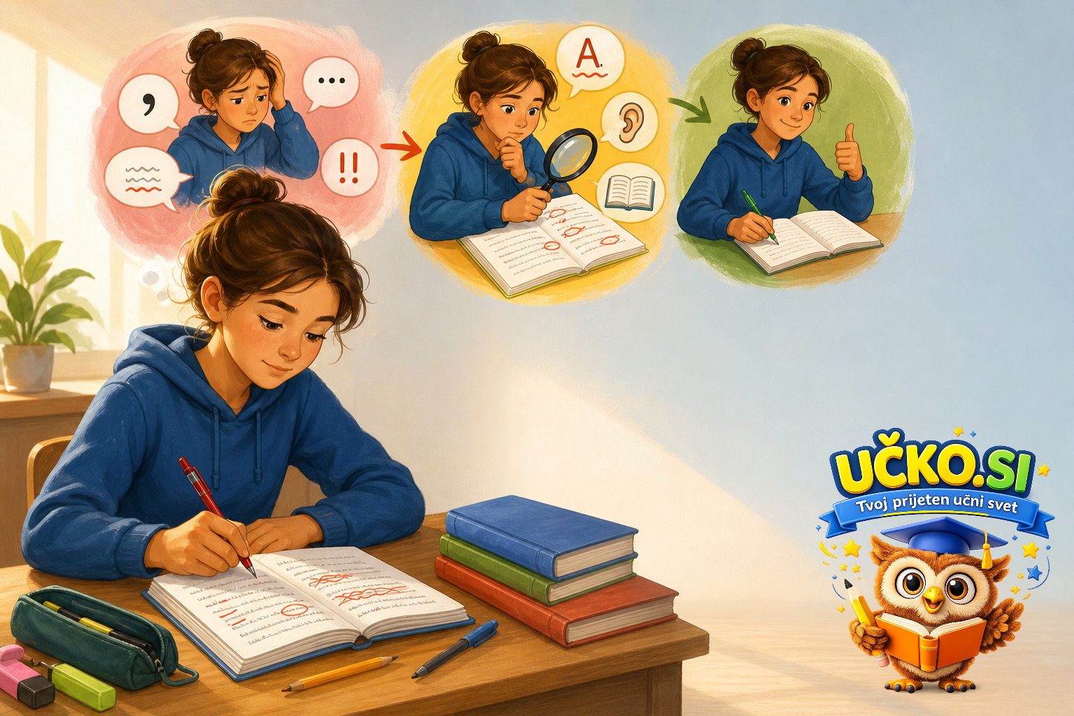 Ilustracija: Napake v jeziku in njihovo odpravljanje