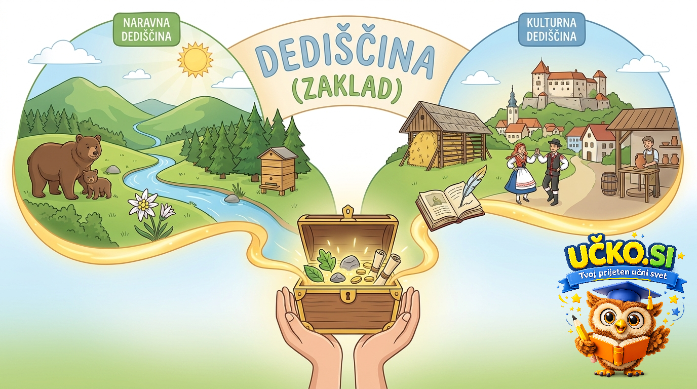 Ilustracija: Naravna in kulturna dediščina