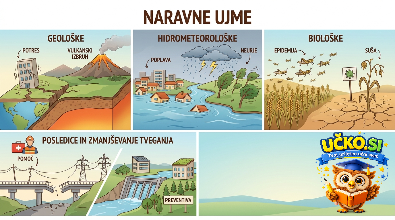 Ilustracija: Naravne ujme