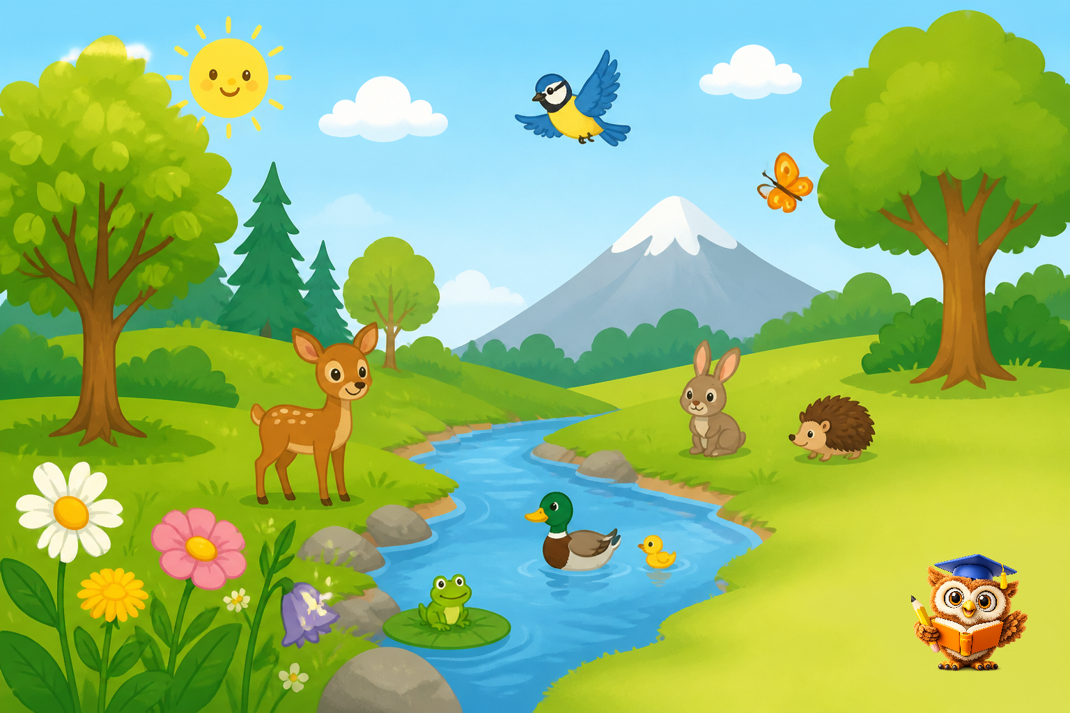 Ilustracija: Nature around us