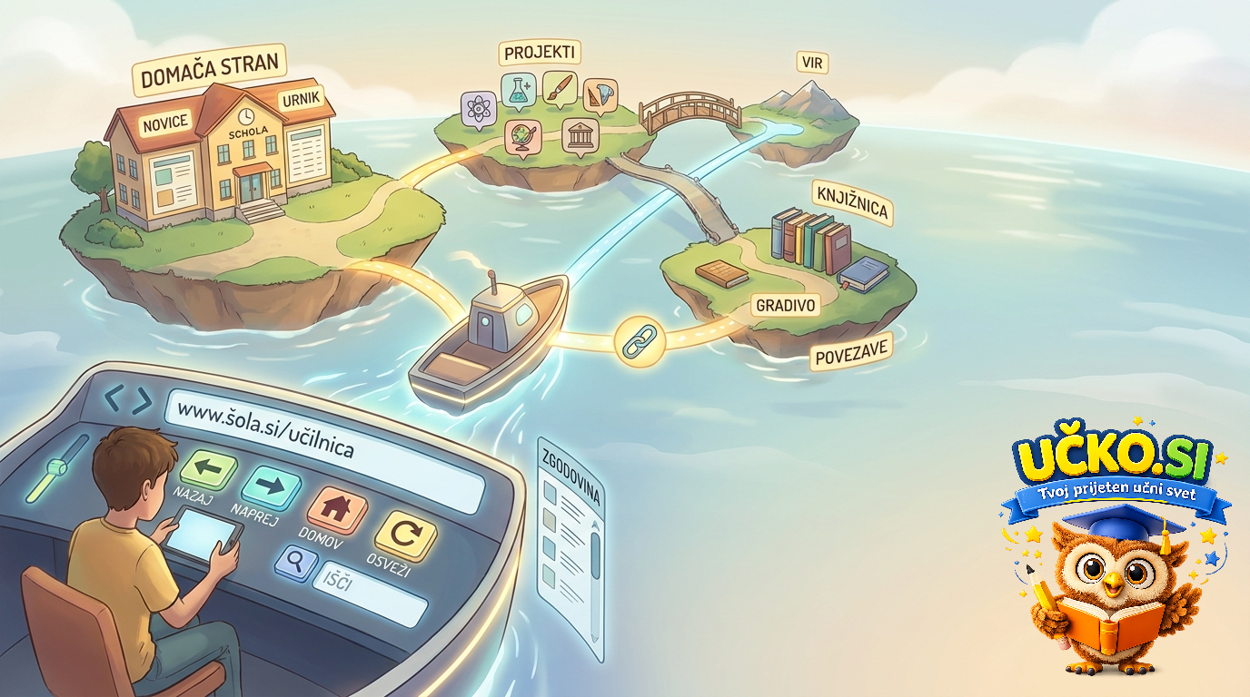 Ilustracija: Navigating web pages