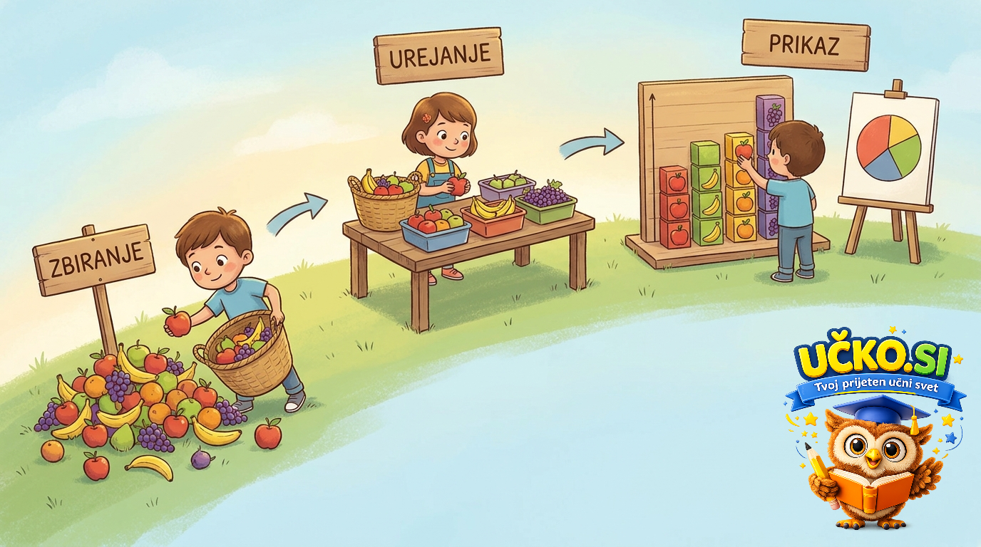 Ilustracija: Obdelava in prikaz podatkov